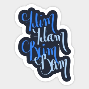 Flim Flam Bim Bam Sticker